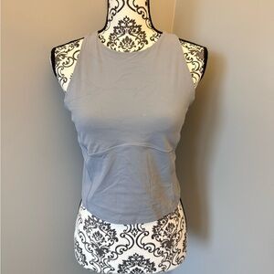 🩵 Lululemon Ebb to Street Strappy Cropped Tank | Size 10 blue grey